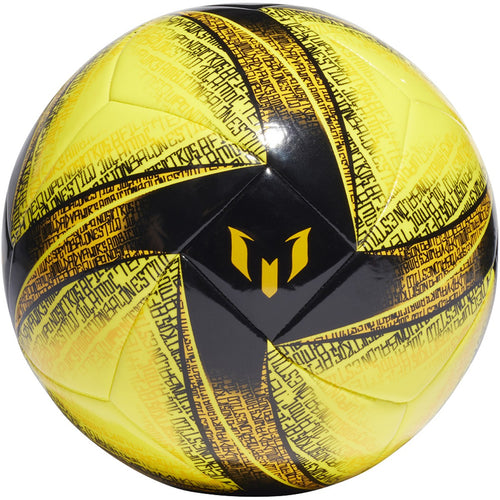 adidas Messi Club Soccer Ball H57878 Yellow/black
