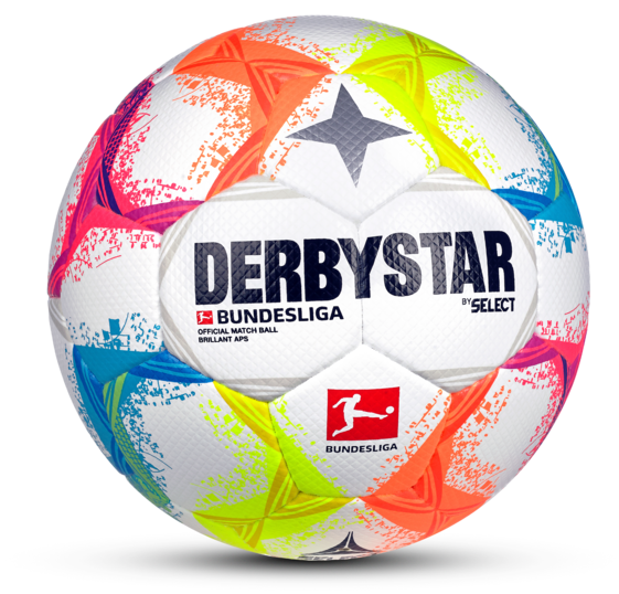 Select Bundesliga Derbystar Brilliant APS Soccer Ball 2022-23 1808500022 MULTI-COLOR