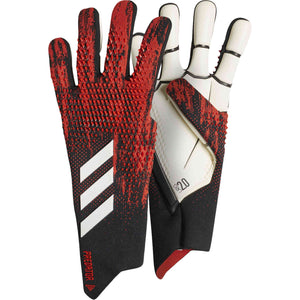 Adidas PREDATOR 20 Negative Cut Goalkeeper Gloves FH7288 BLACK/RED