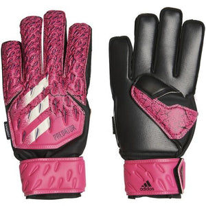 adidas Juniors Predator Fingersave Match Gloves GK7478 Shock Pink/black