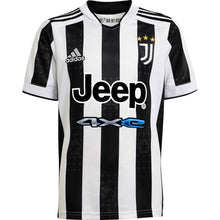 Load image into Gallery viewer, adidas Youth Juventus FC Home Jersey 2021-22 GR0604 White/Black