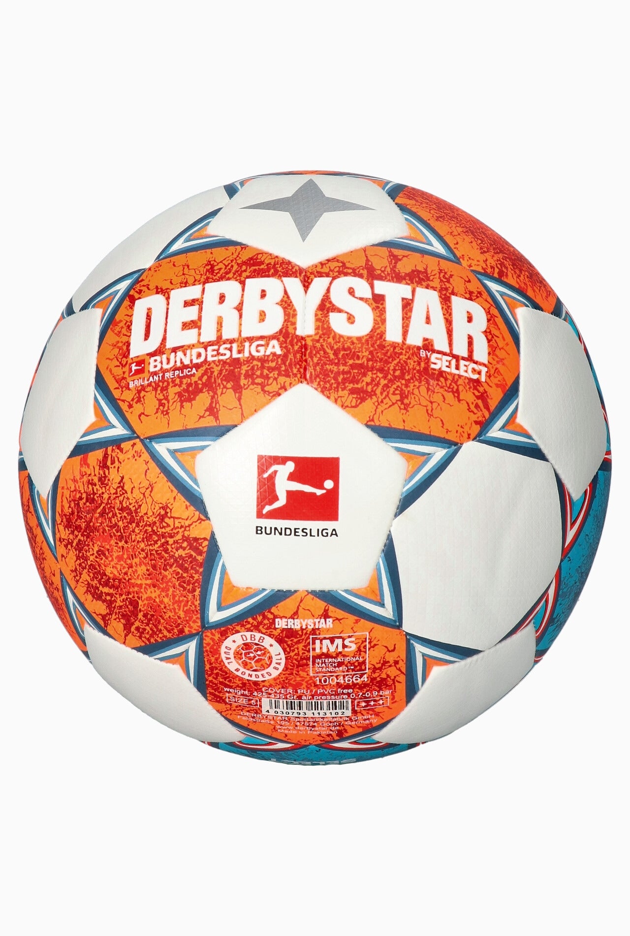 Uil Intimidatie Terzijde Select Bundesliga Derbystar Brilliant Replica Ball 1004664 WHITE/ORANG –  Soccer Zone