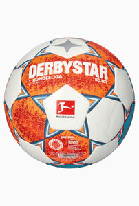 Select Bundesliga Derbystar Brilliant Ball 1004664 WHITE/ORANGE/BLUE