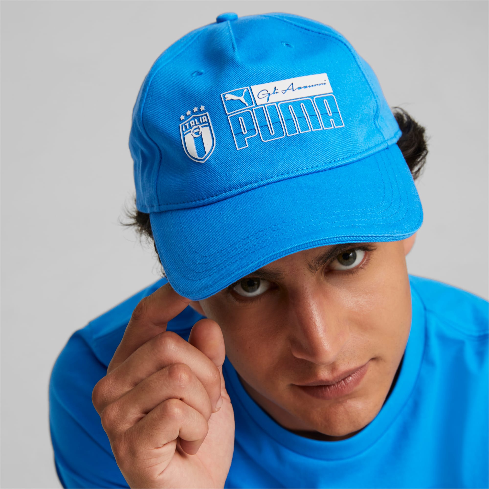 01 Blue Baseball Cap Puma Zone FtblCore Ignite Italy 023950 Soccer –