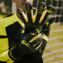 Load image into Gallery viewer, Storelli Goalkeeper Gloves Silencer MENACE Black/yellow